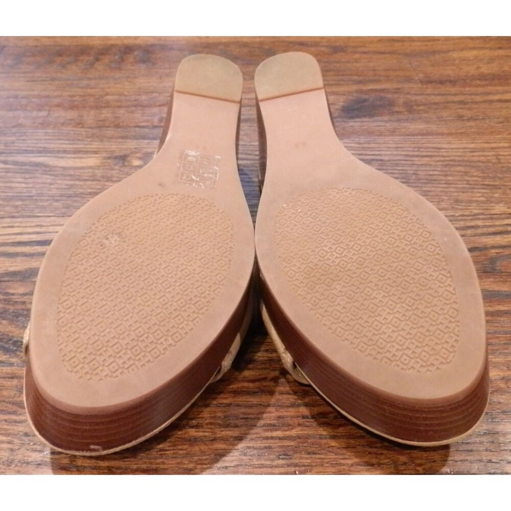 Tory Burch Platform Sandals Shoes Women's Size 8.5 - Picture 5 of 5